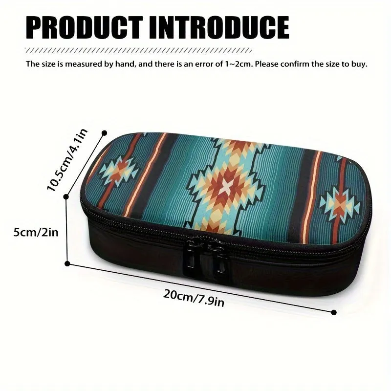 1pc Southwestern Insulin Cooler Case Water-Resistant Portable Insulin Insulated Storage Bag Suitable For Travel, Outdoor And Oth