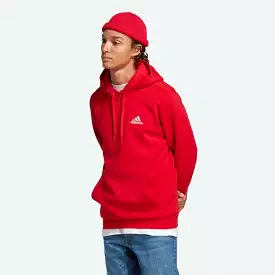 ADIDAS MEN'S FEELCOZY RED HOODIE