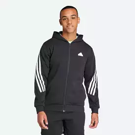 ADIDAS MENS FUTURE ICONS 3-STRIPE BLACK JACKET