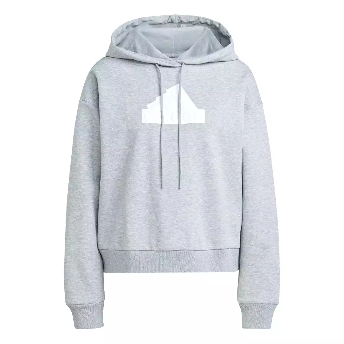 ADIDAS WOMEN'S BADGE OF SPORT GREY HOODIE