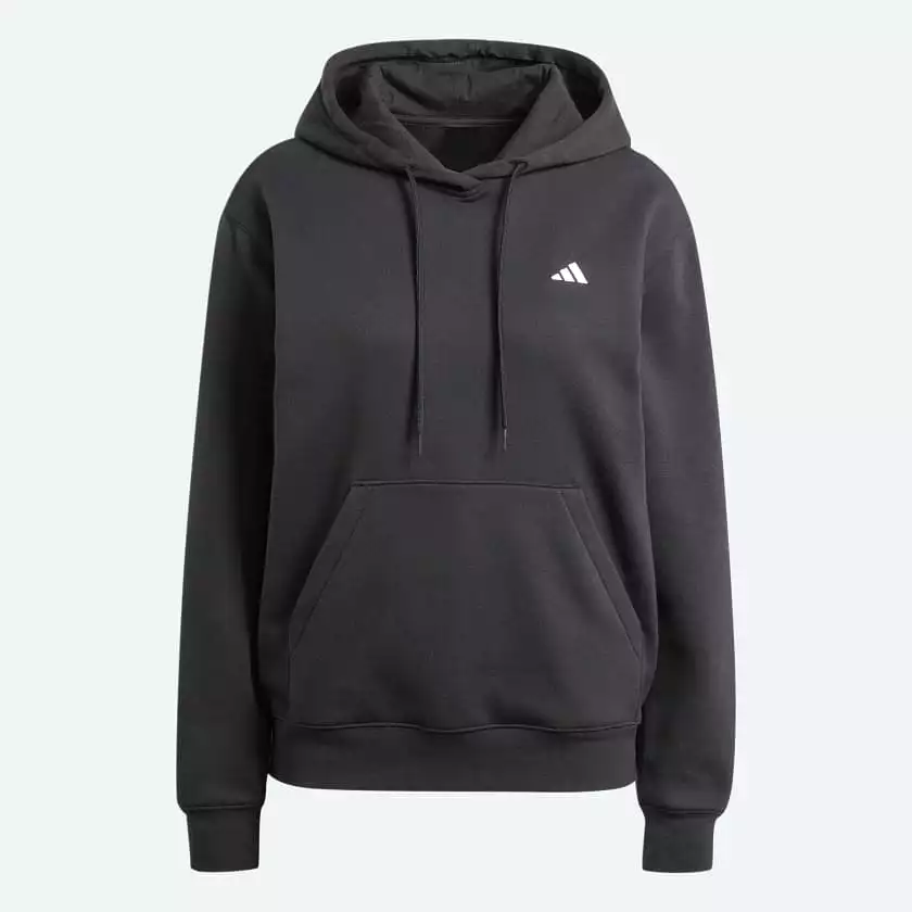 ADIDAS WOMEN'S FEELCOZY BLACK HOODIE