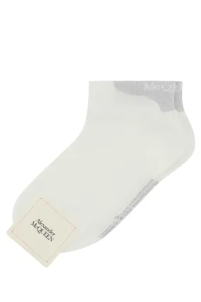 Alexander McQueen Logo Intarsia Ankle Socks