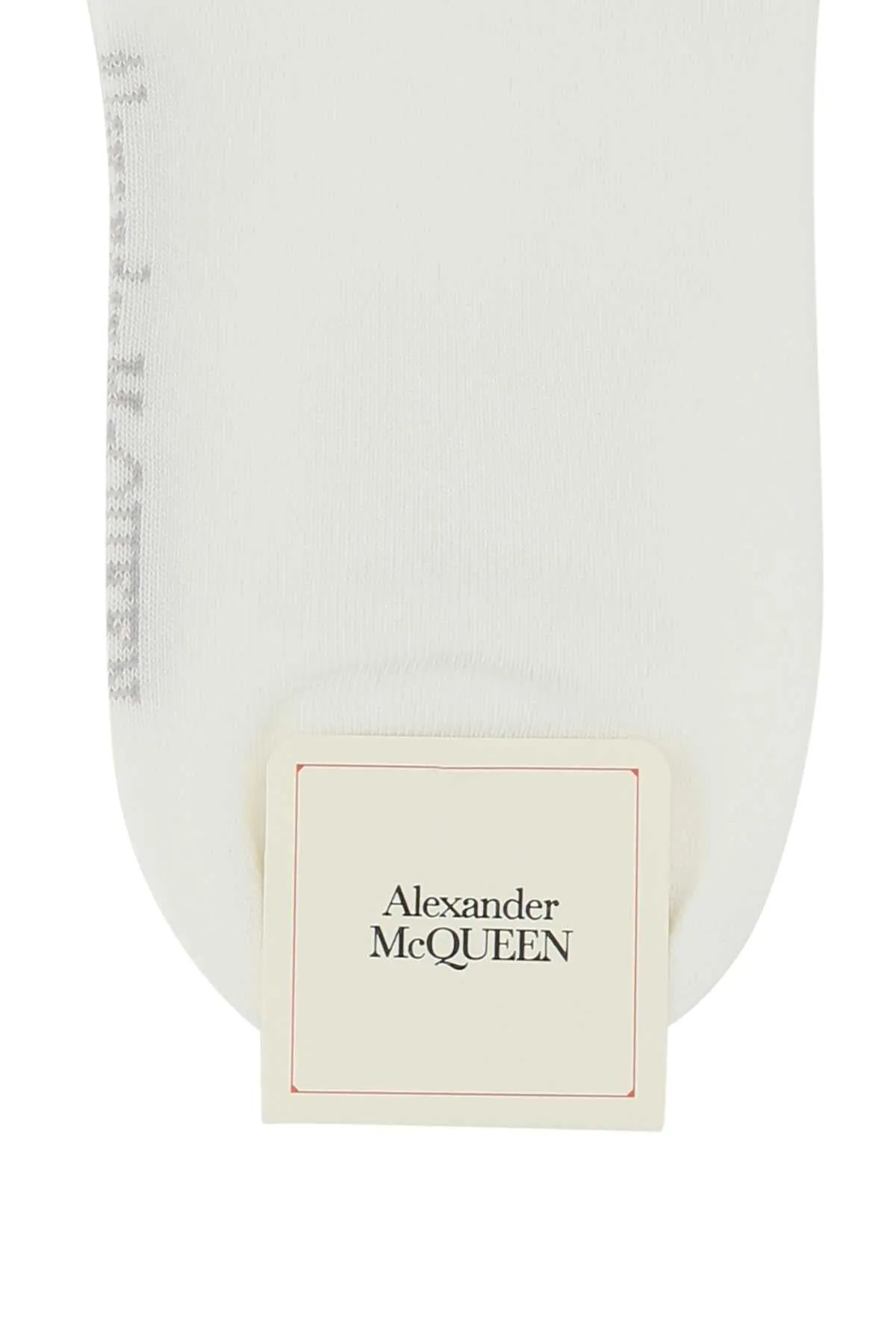 Alexander McQueen Logo Intarsia Ankle Socks