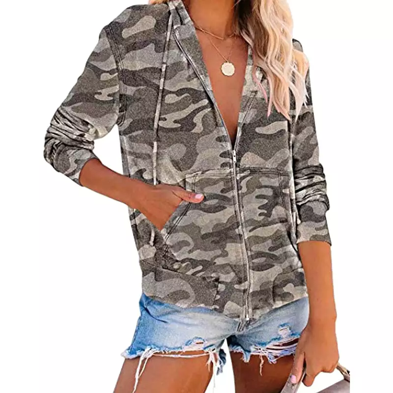 Ashore Shop Tie Dye Zip-up Hoodies Women Pockets Drawstring Hooded Coat Casual Rainbow Hoodie Women Long Sleeve Hoddies Top