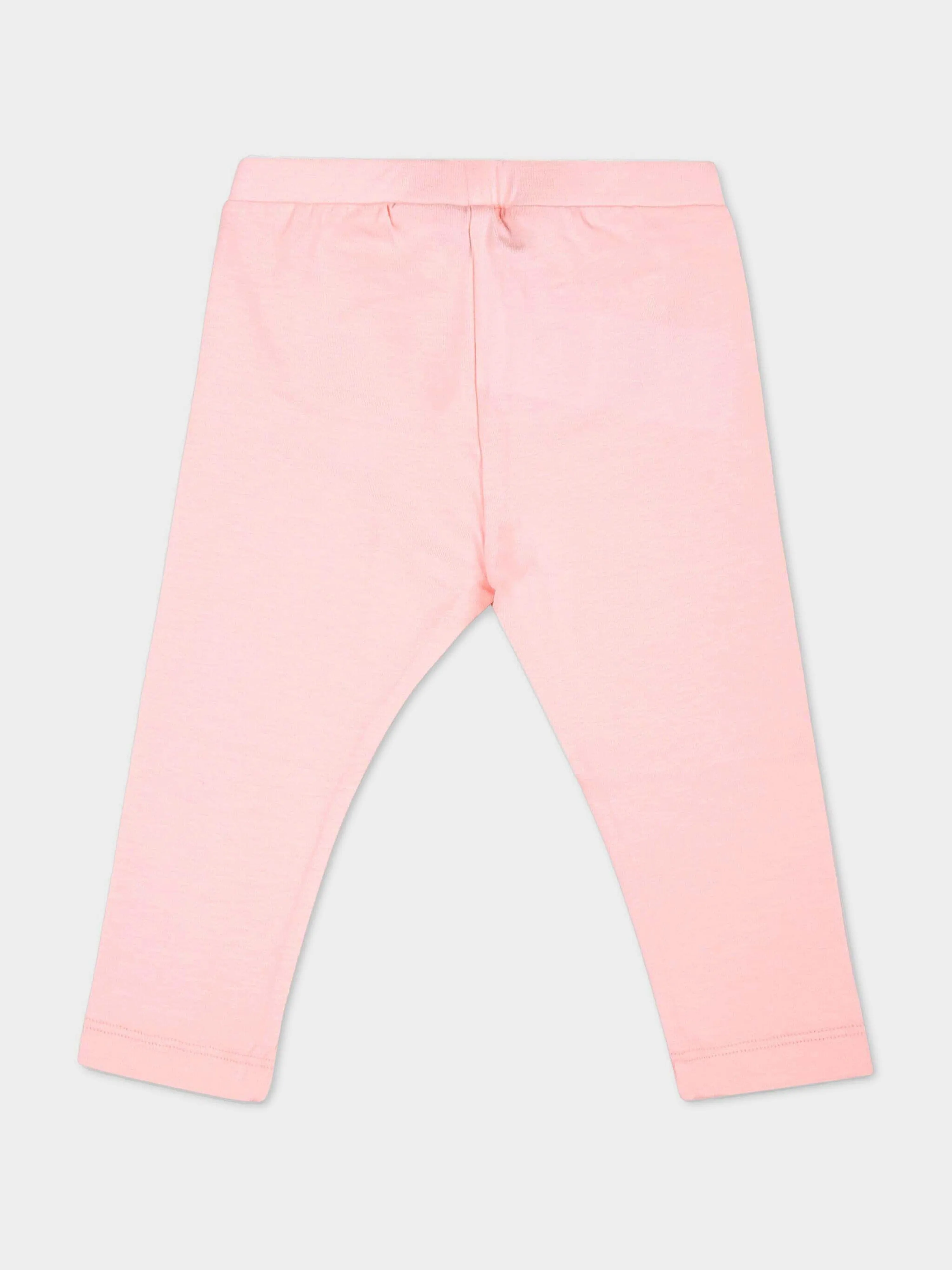 Baby Girls Logo Leggings in Pink