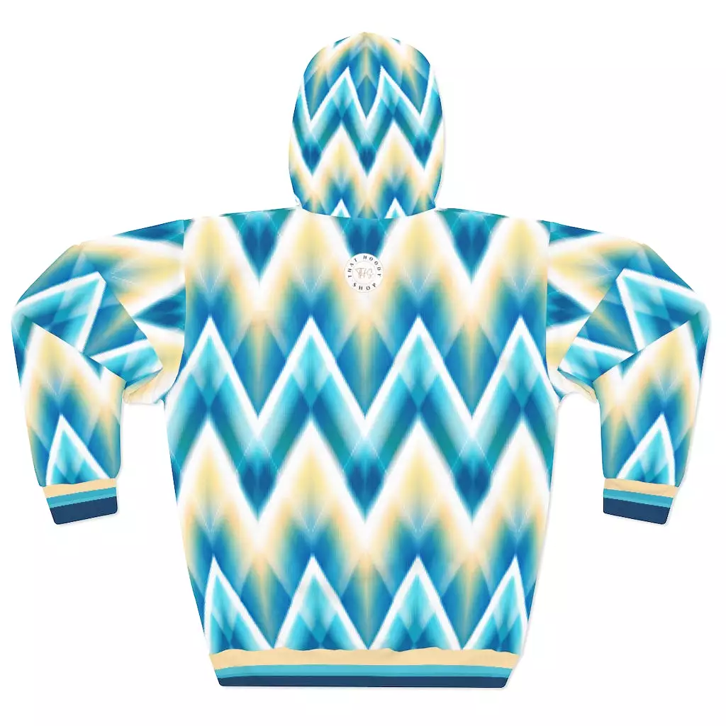 Blue Azure Unisex Pullover Hoodie