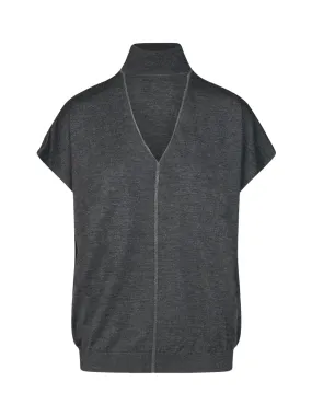 Brunello Cucinelli V-Neck Knitted Top