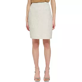 Calvin Klein Womens Above Knee Back Slit Pencil Skirt