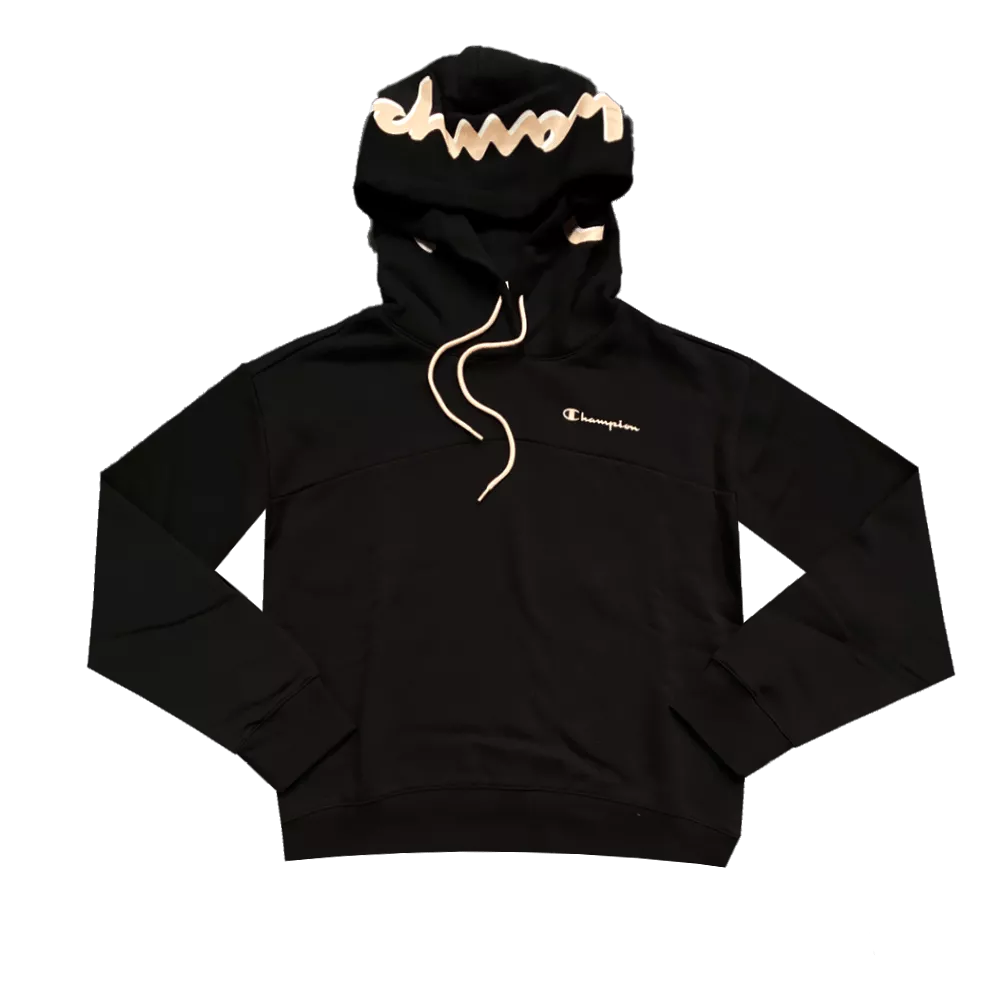 CHAMPION WOMEN'S ADDICT BLACK HOODIE