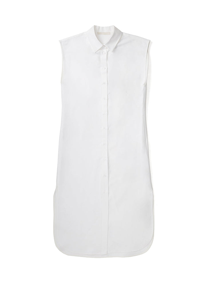 Collection Linen Shirt Dress White