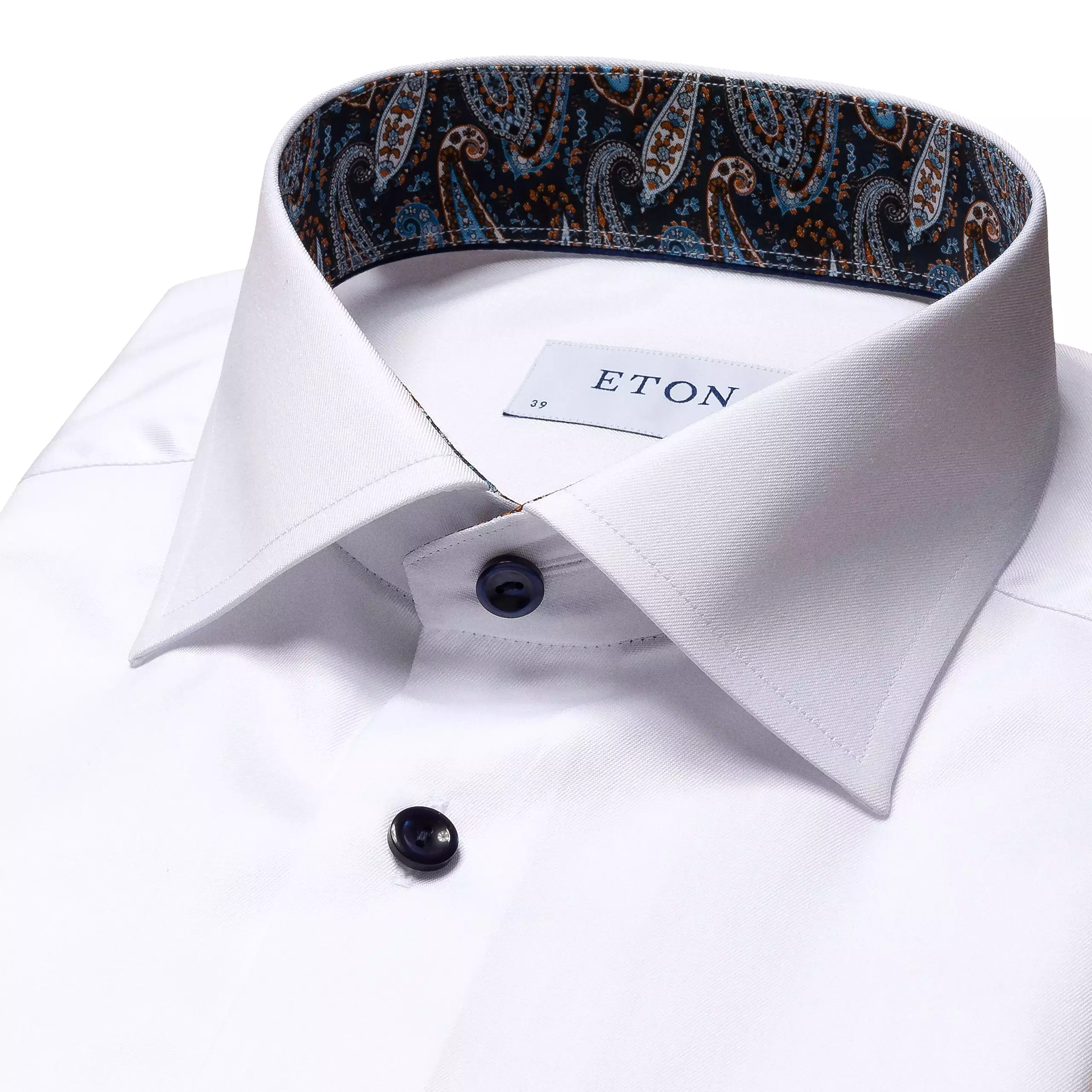 Contemporary Fit - Paisley Contrast Details Shirt