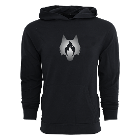 Crimson Fire Wolf Gotham Hoodie