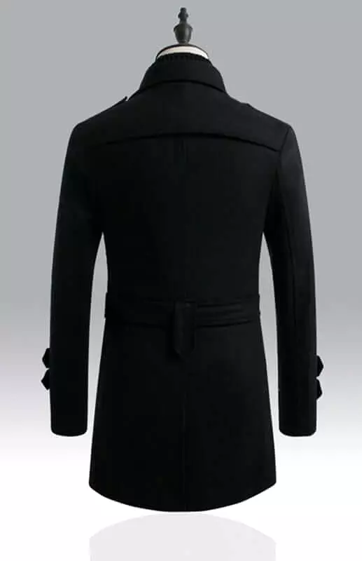 Double-Breasted Men Trench Coat