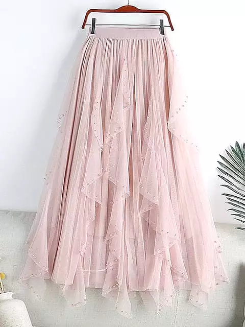 Elegant and Versatile Women's One-Size Swing Long Skirt