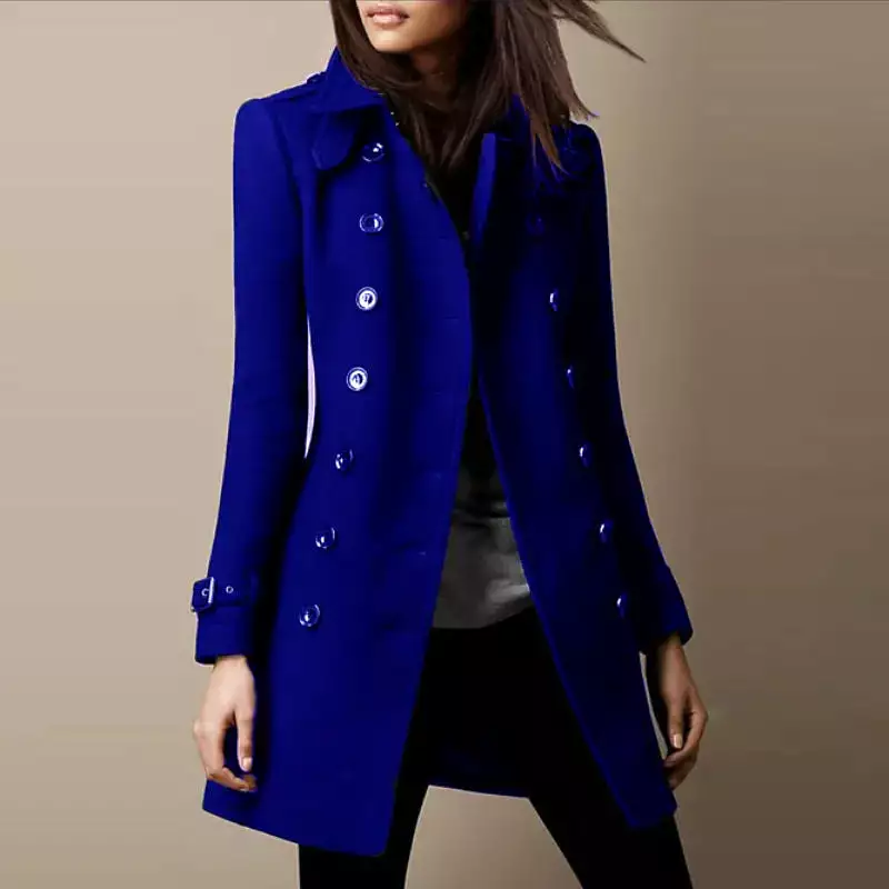 Elegant Autumn Winter Vintage Coat for Women