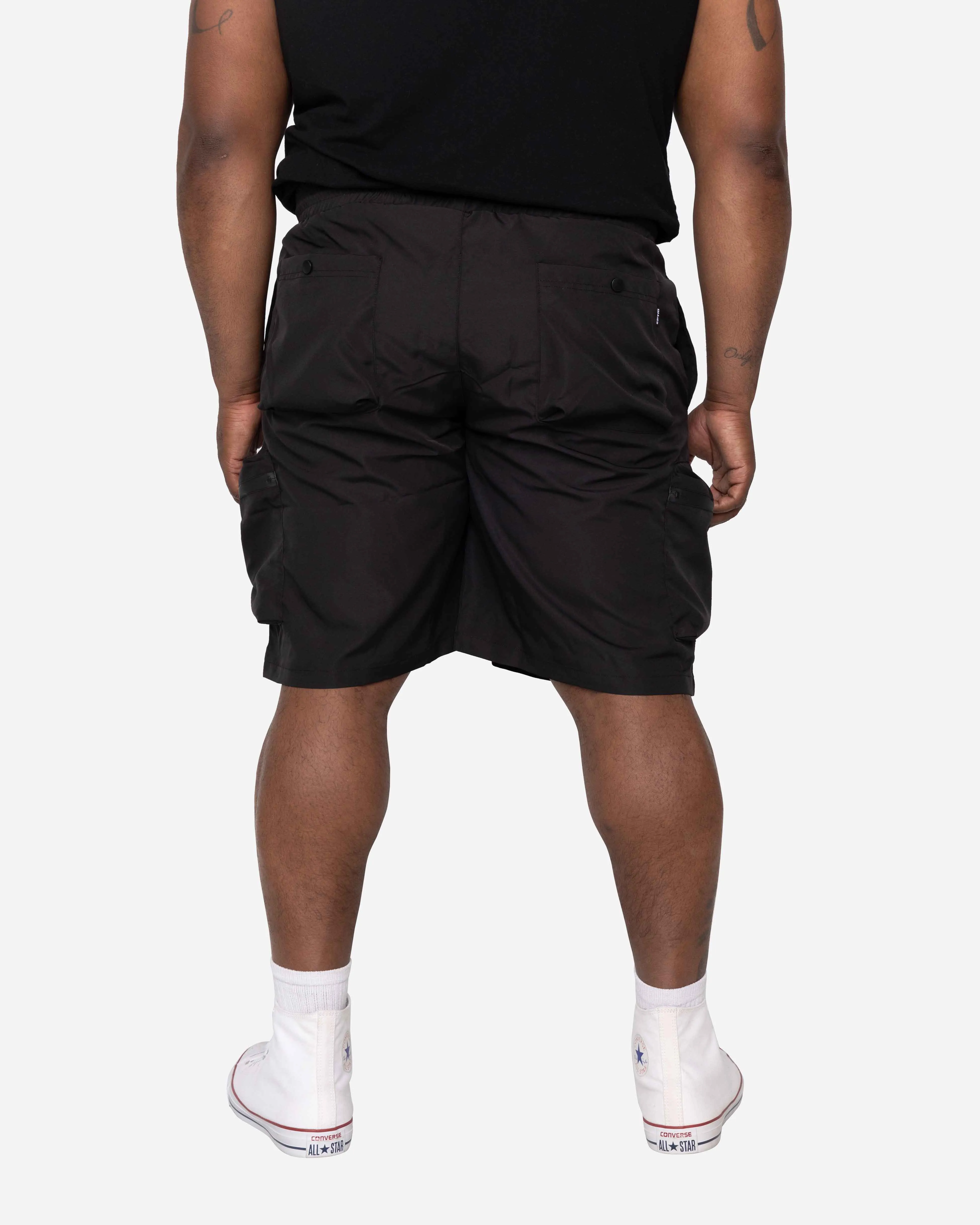 EPTM BIG N TALL COMBAT CARGO SHORTS-BLACK