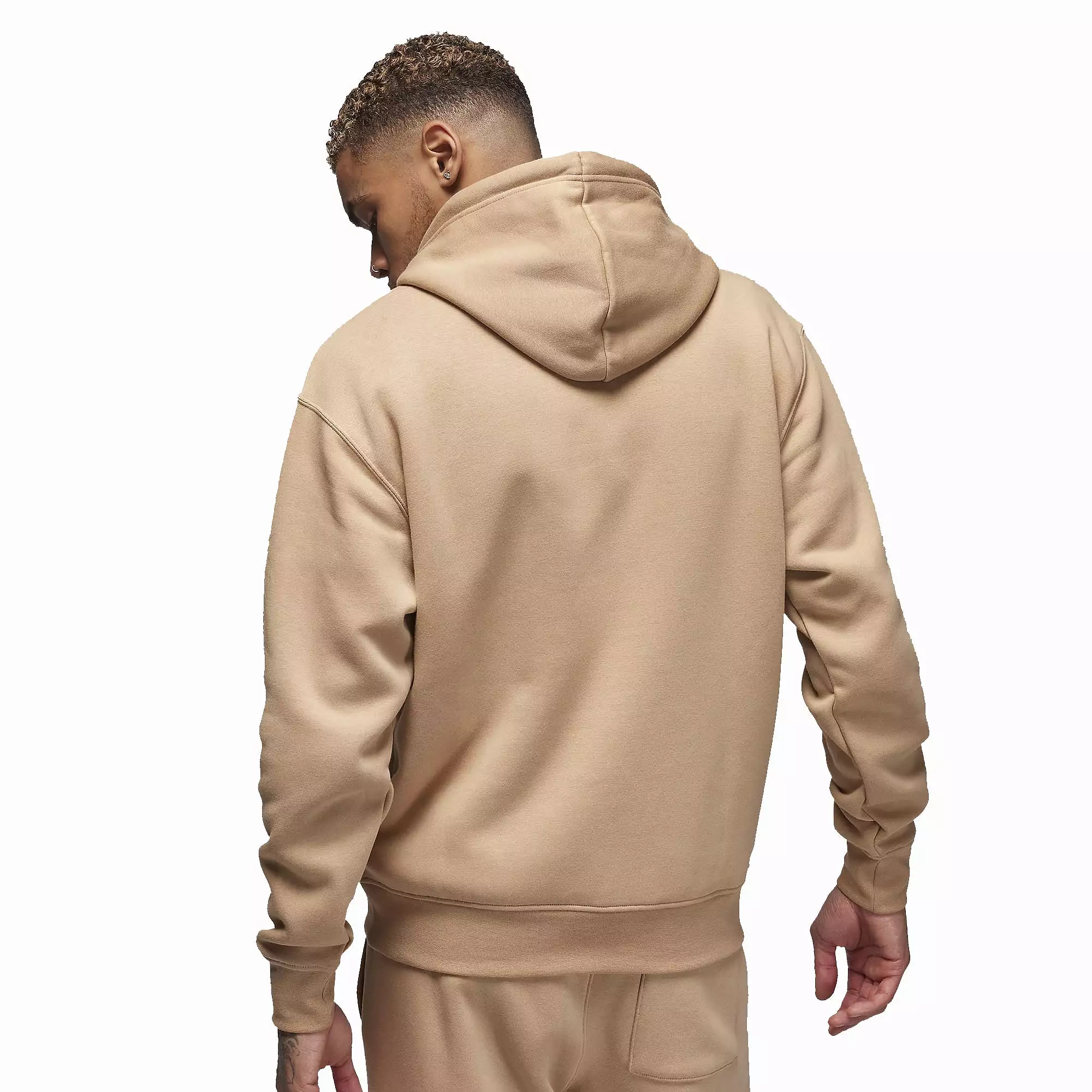 ESSENTIALS MEN'S FLEECE HOODIE 'HEMP/LT BRITISH TAN'