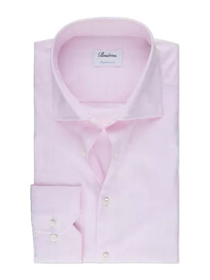 Fitted Body - Checked Stretch Shirt