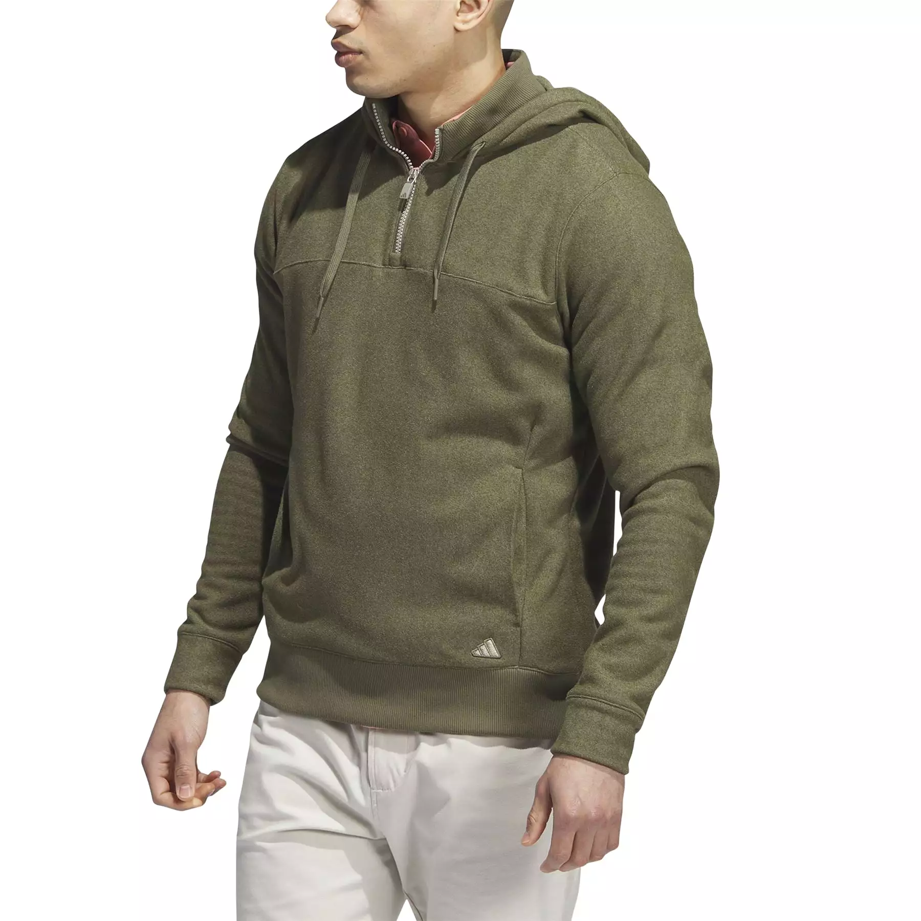 Go-To Quarter Zip Hoodie Olive Strata - AW23