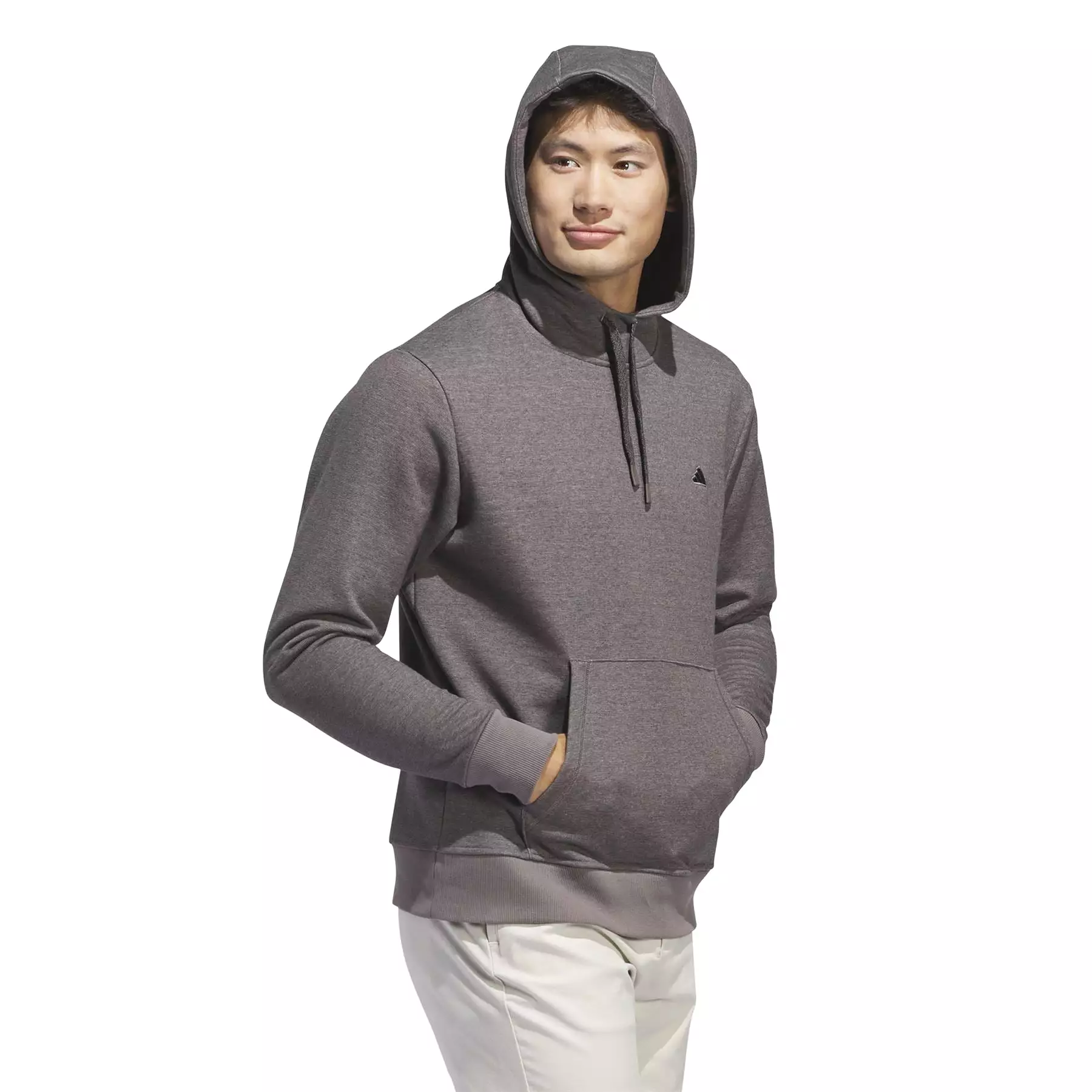 Go-To Regular Fit Cotton Pique Hoodie Charcoal - SS24