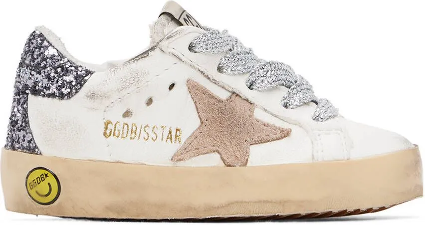 Golden Goose Baby Off-White Super-Star Sneakers