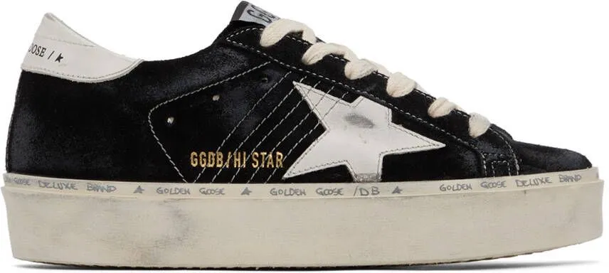 Golden Goose Black Hi Star Sneakers