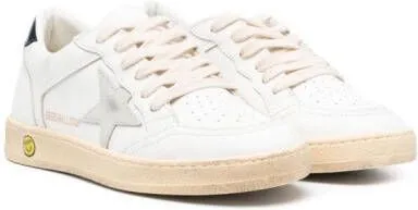 Golden Goose Kids Super-Star leather sneakers White