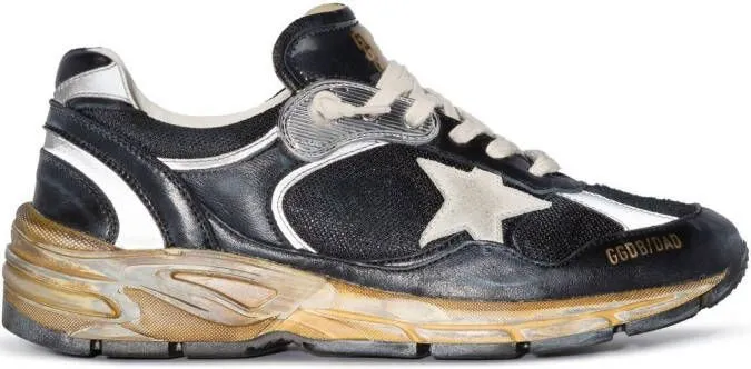 Golden Goose Running Dad Net low-top sneakers Black