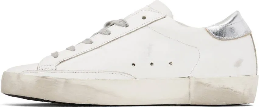 Golden Goose SSENSE Exclusive White Super-Star Sneakers