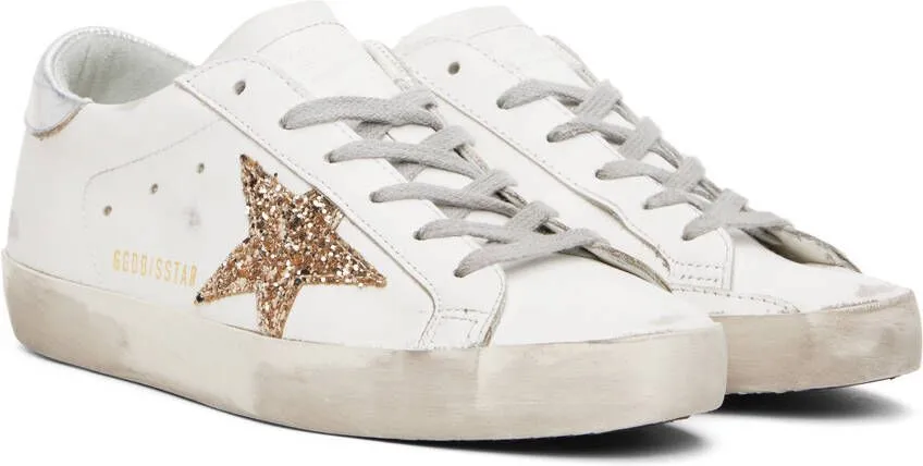 Golden Goose SSENSE Exclusive White Super-Star Sneakers