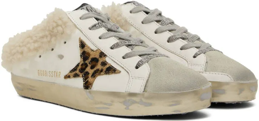 Golden Goose SSENSE Exclusive White Superstar Sabot Sneakers