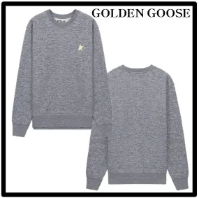 Golden Goose  |Street Style Logo Sweatshirts