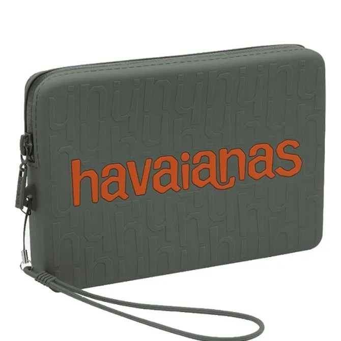 HAVAIANAS POUCHETTE MINI LOGOMANIA OLIVE