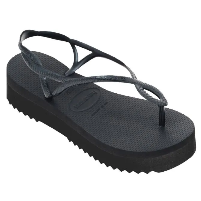 HAVAIANAS SANDALO INFRADITO LUNA FLAT NERO