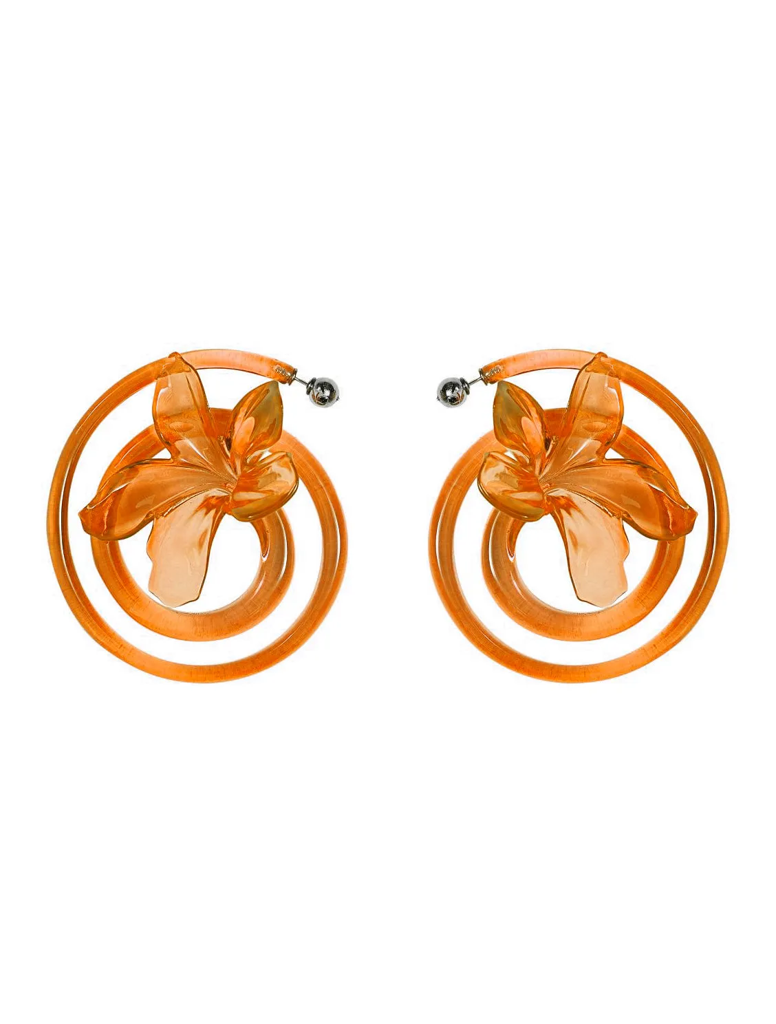 Hugo Kreit Floral Twist Ear Hoops