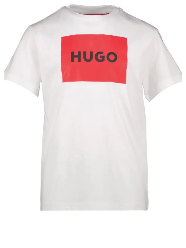 Hugo T-Shirt Logo White