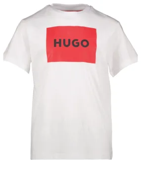 Hugo T-Shirt Logo White