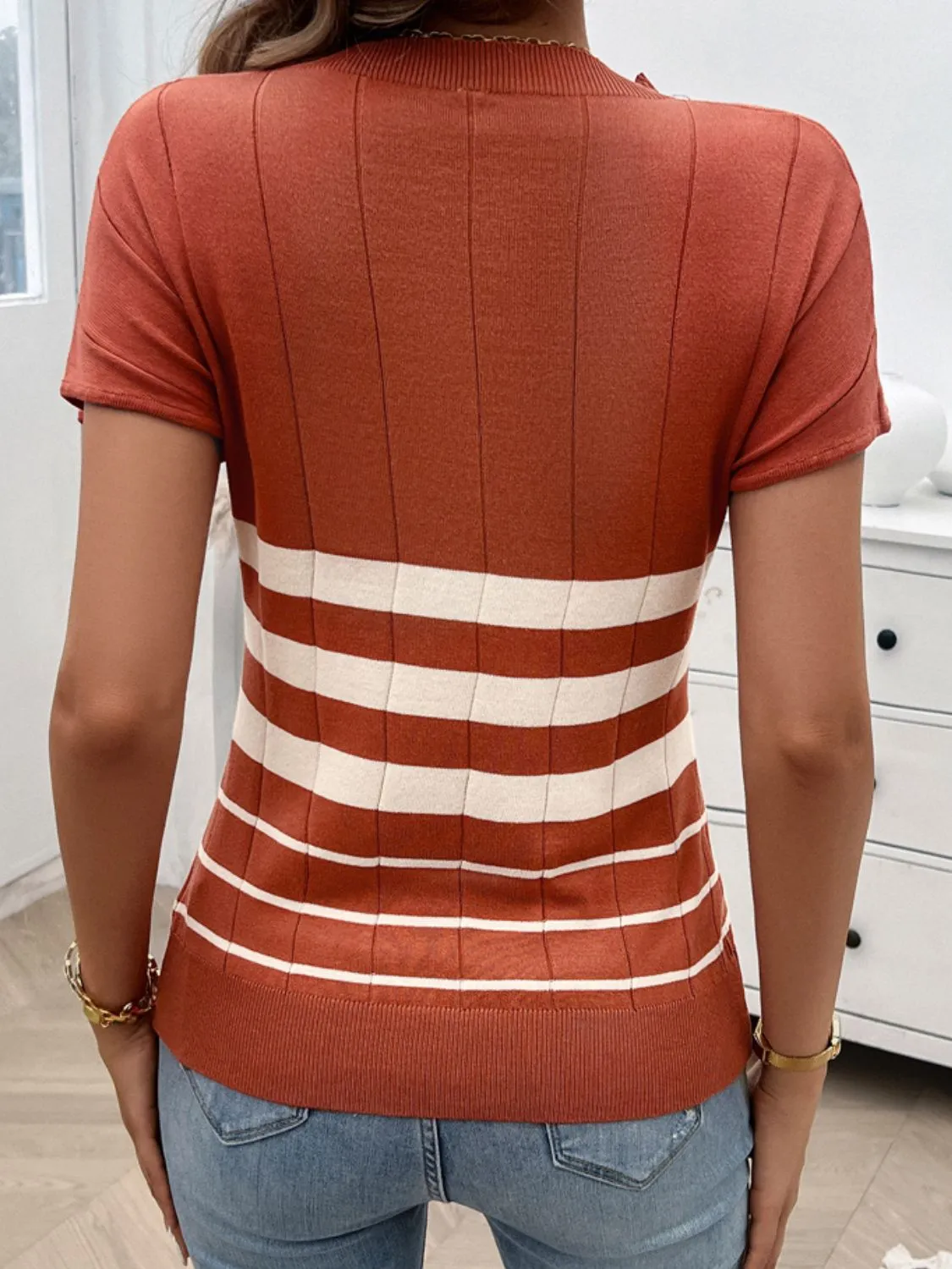 Hunter Striped Knit Top - restock 7/10