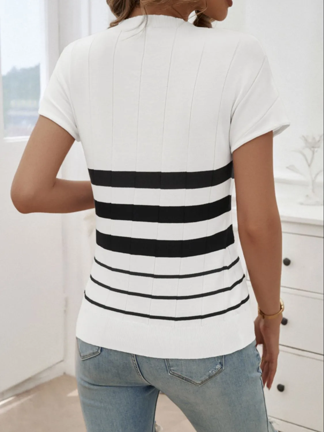 Hunter Striped Knit Top - restock 7/10