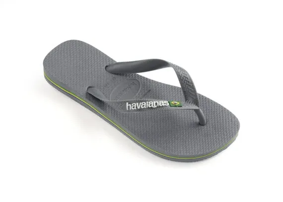 INFRADITO HAVAIANAS CINZA ACO/CINZA A - STEEL GRAY  - H BRASIL LOGO FC 4110850.5002