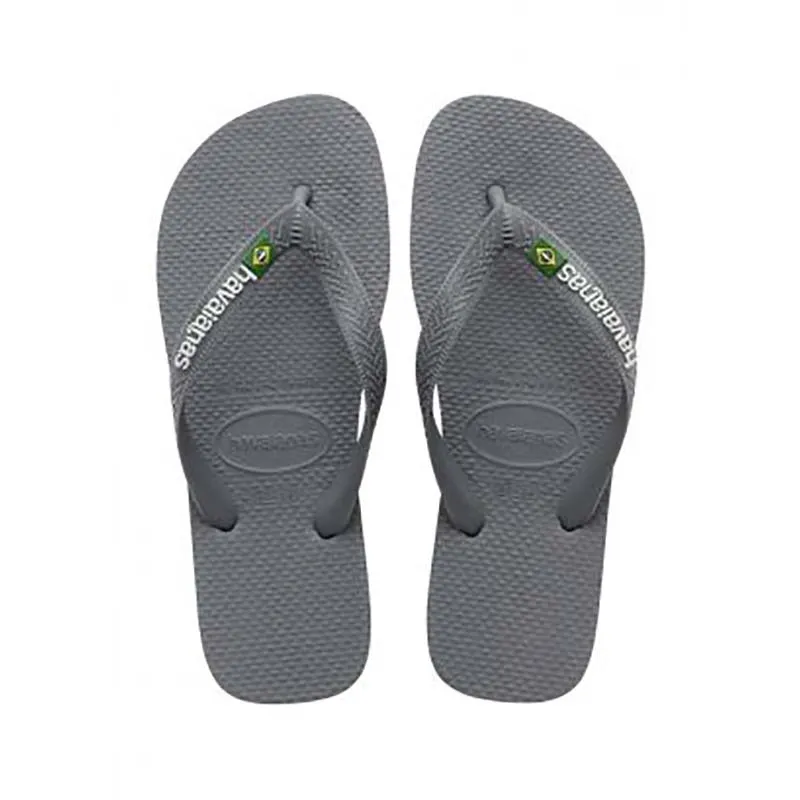 INFRADITO HAVAIANAS CINZA ACO/CINZA A - STEEL GRAY  - H BRASIL LOGO FC 4110850.5002