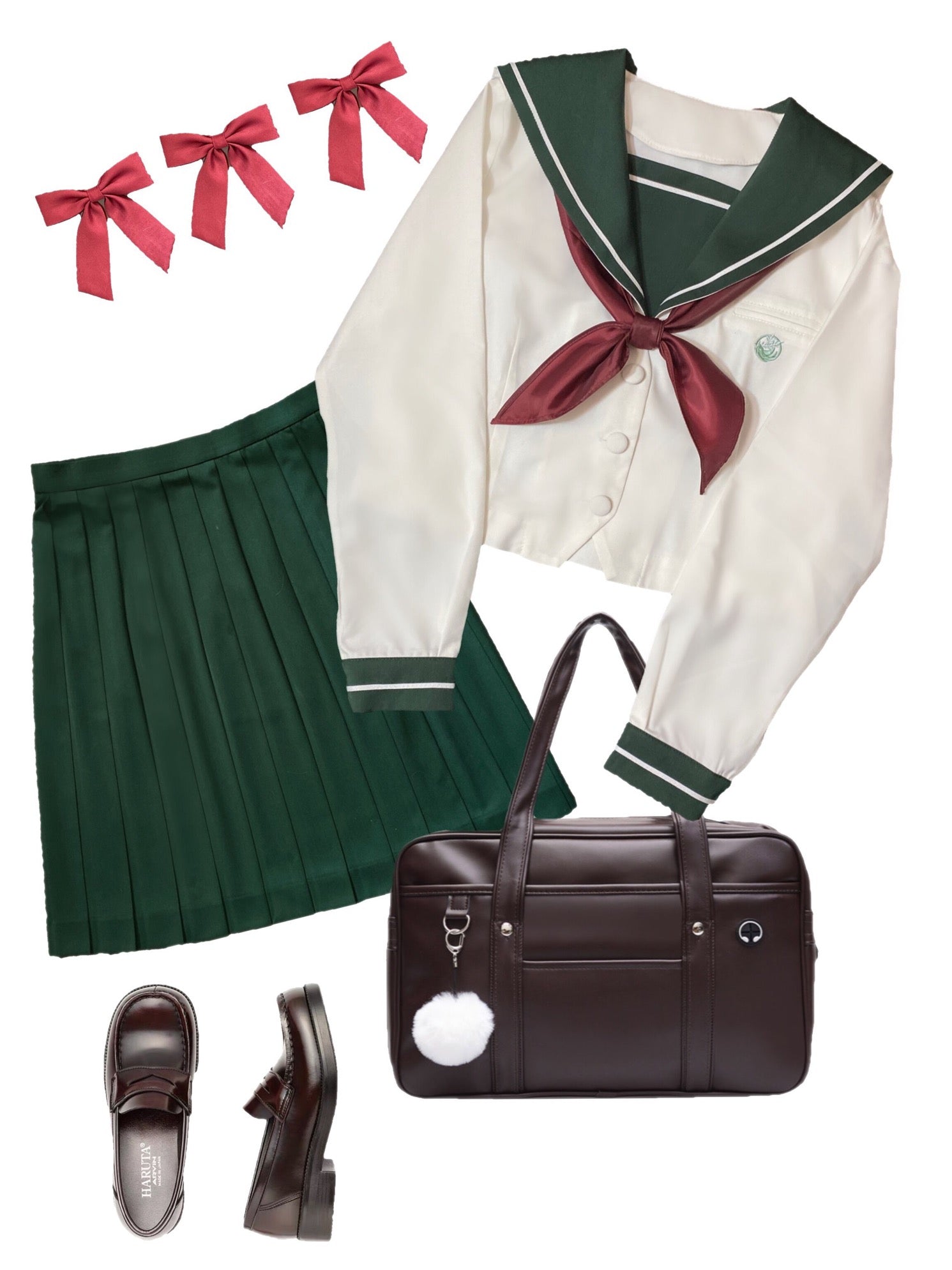 Inuyasha Kagome Higurashi (日暮 かごめ) same style Japan uniform skirt cosplay / daily