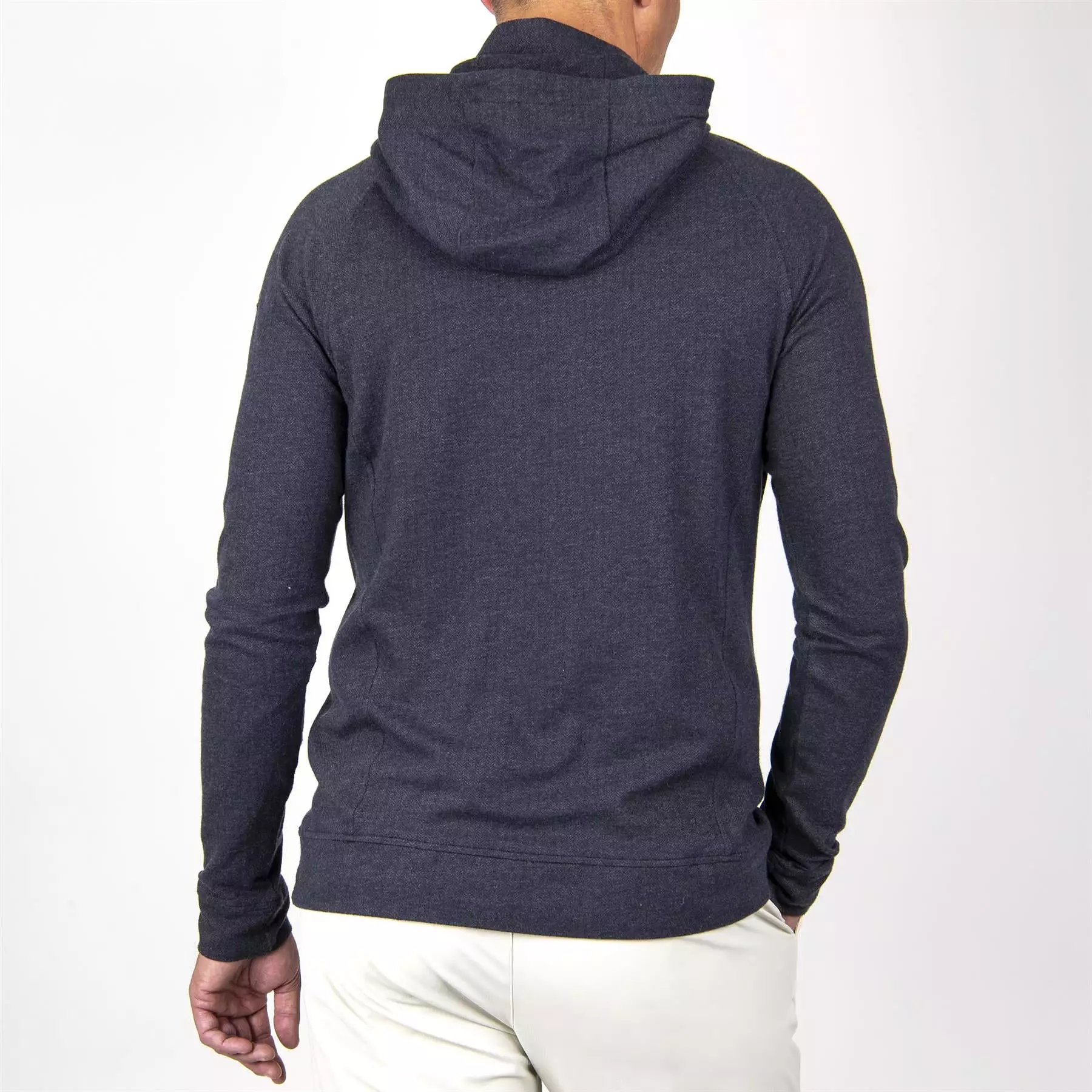 Inverness Cashmere Regular Fit Hoodie Atlanta Blue - 2024