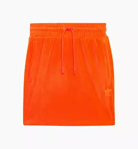 Jeremy Scott Velour Skirt Womens Skirt - Orange