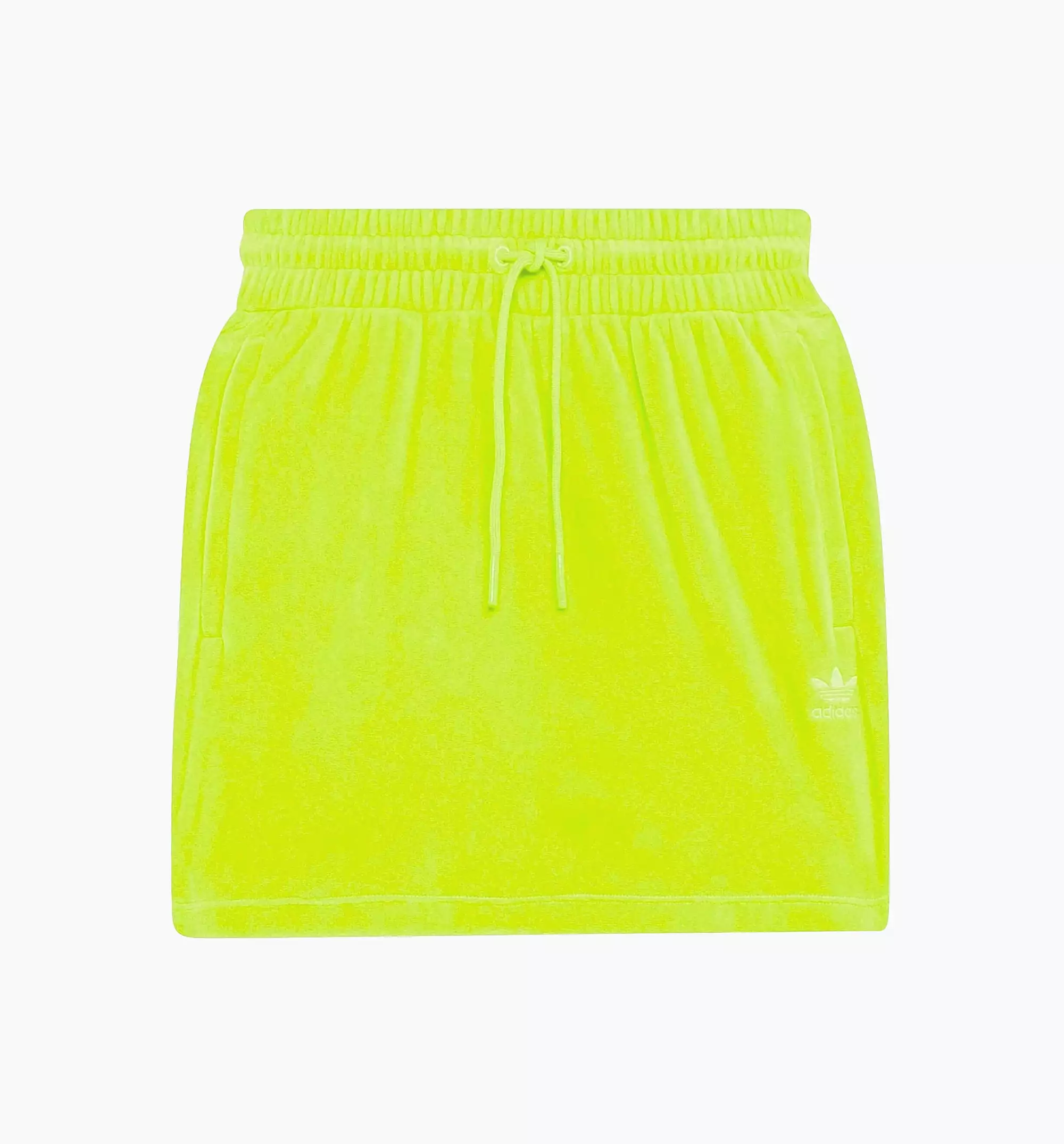 Jeremy Scott Velour Skirt Womens Skirt (Yellow)