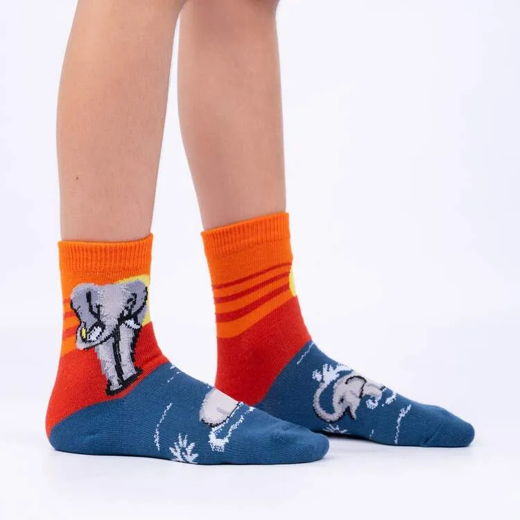 Junior Make A Splash Crew Socks 3-Pack