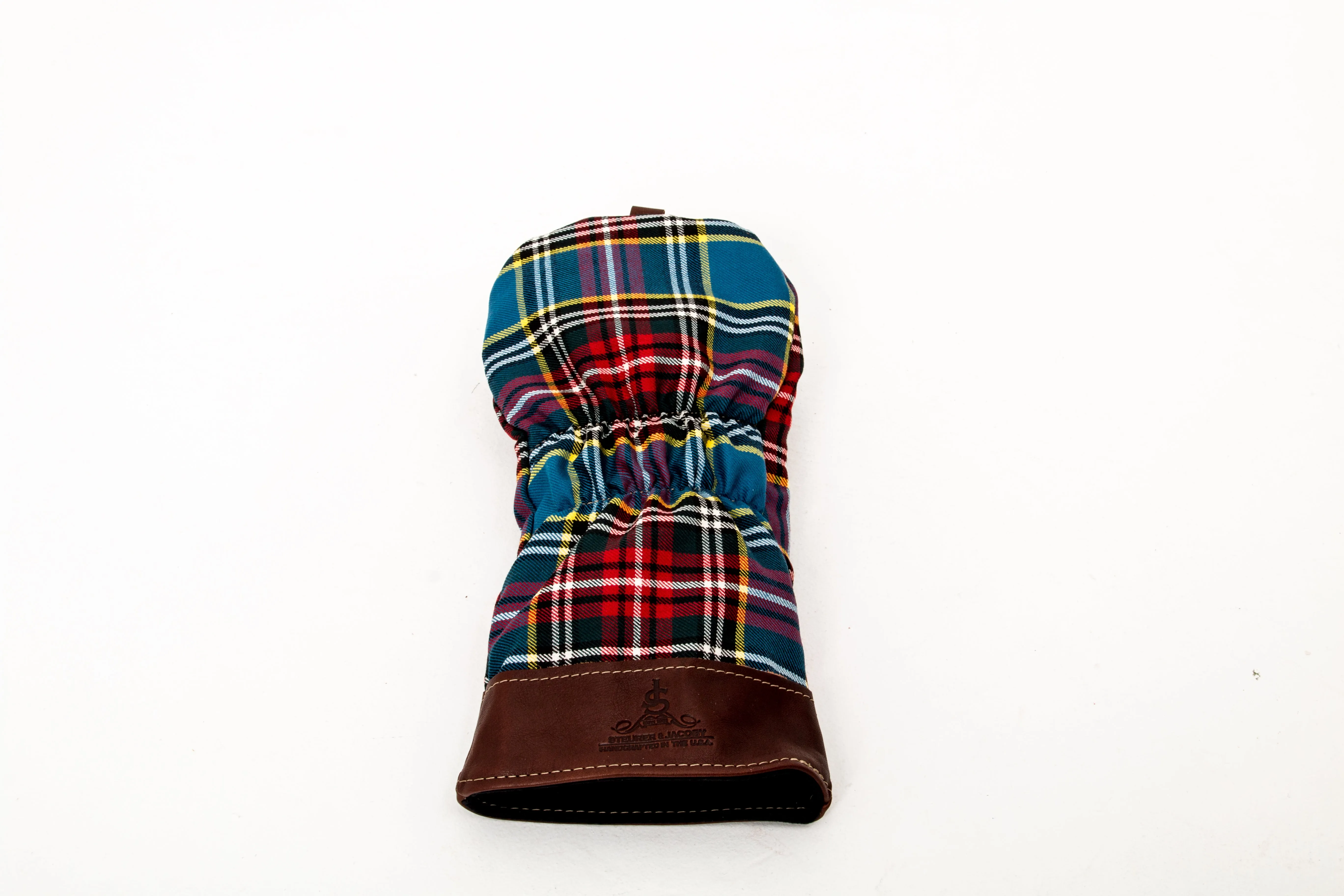 Leather & Wool Tartan Head Cover