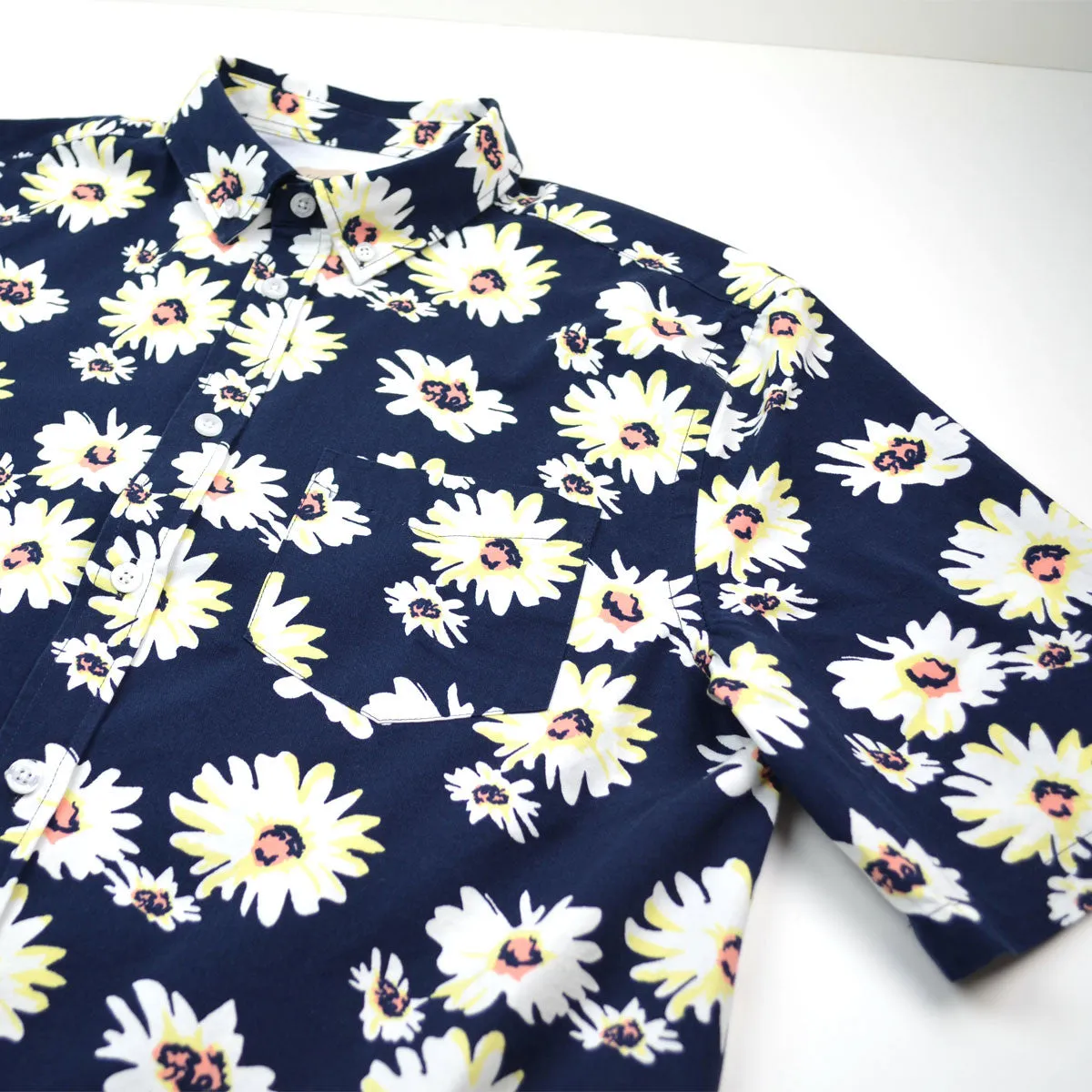 Libertine-Libertine - Hunter Short-Sleeve Shirt Ark - AOP Flowers