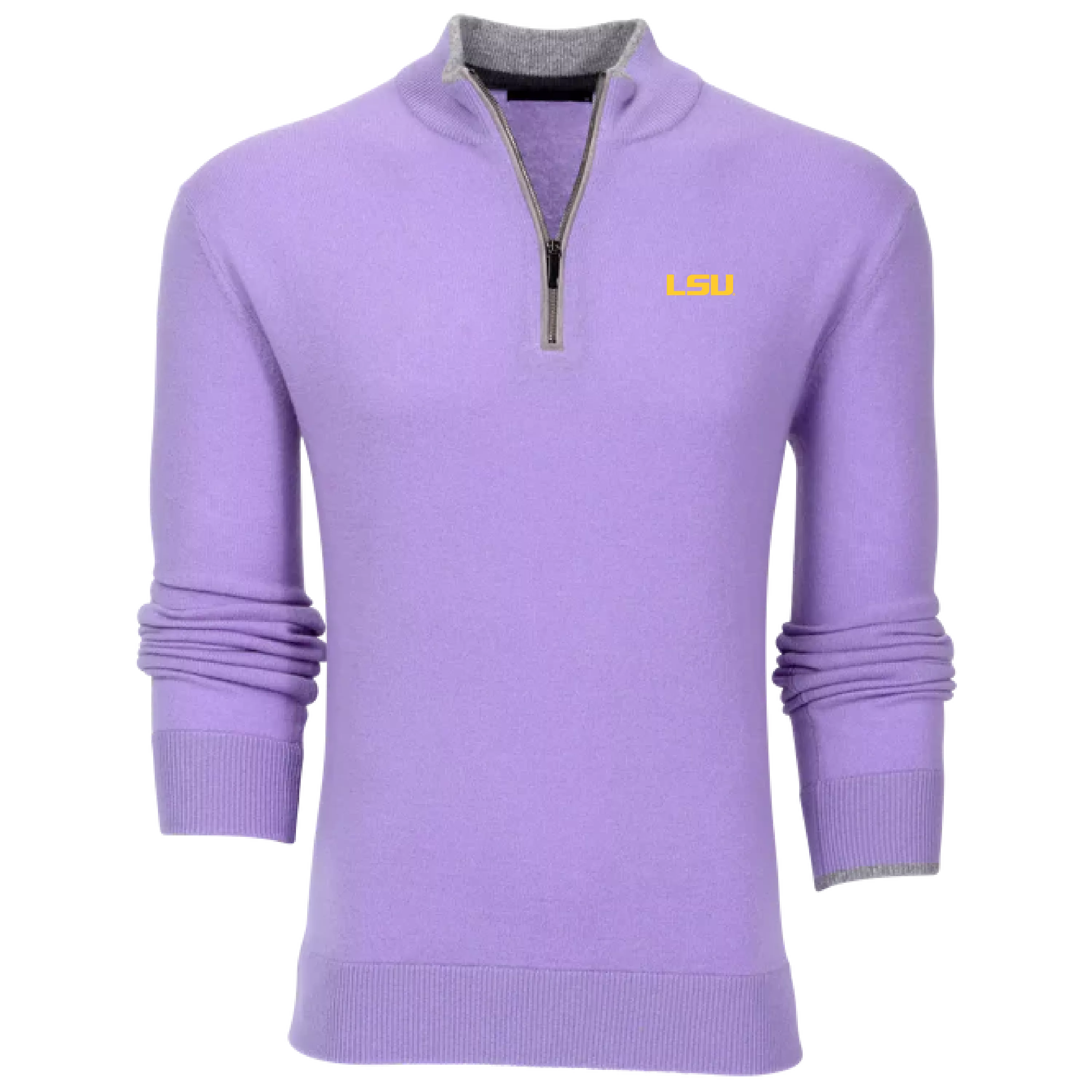 LSU Sebonack Quarter-Zip Sweater