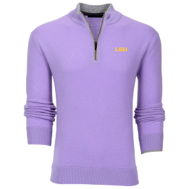 LSU Sebonack Quarter-Zip Sweater